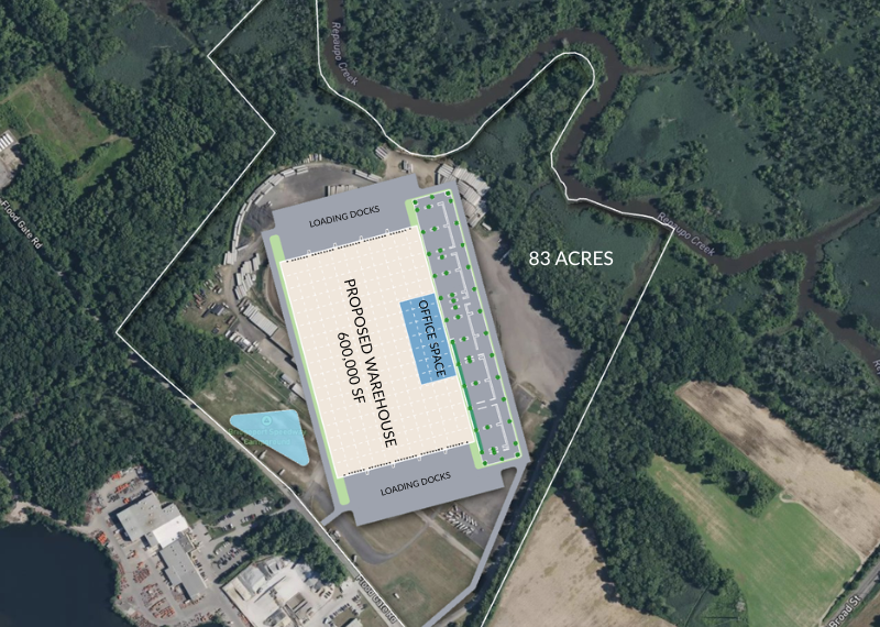 PROPOSED WAREHOUSE 600,000 SF
